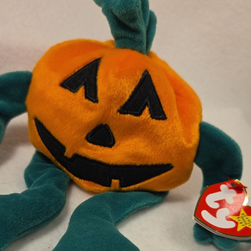 Pumpkin Ty Beanie Babies Plush Vintage 90s